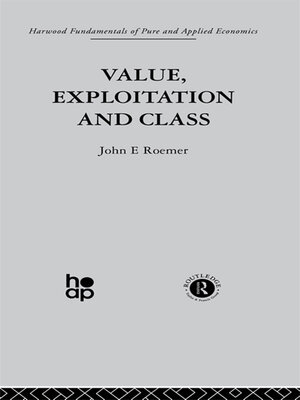 cover image of Value, Exploitation and Class